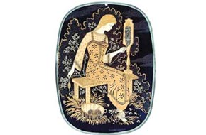 Гравюра Пряха