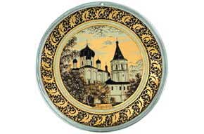 Тарель Свято-Преображенский православный храм в г. Сургуте